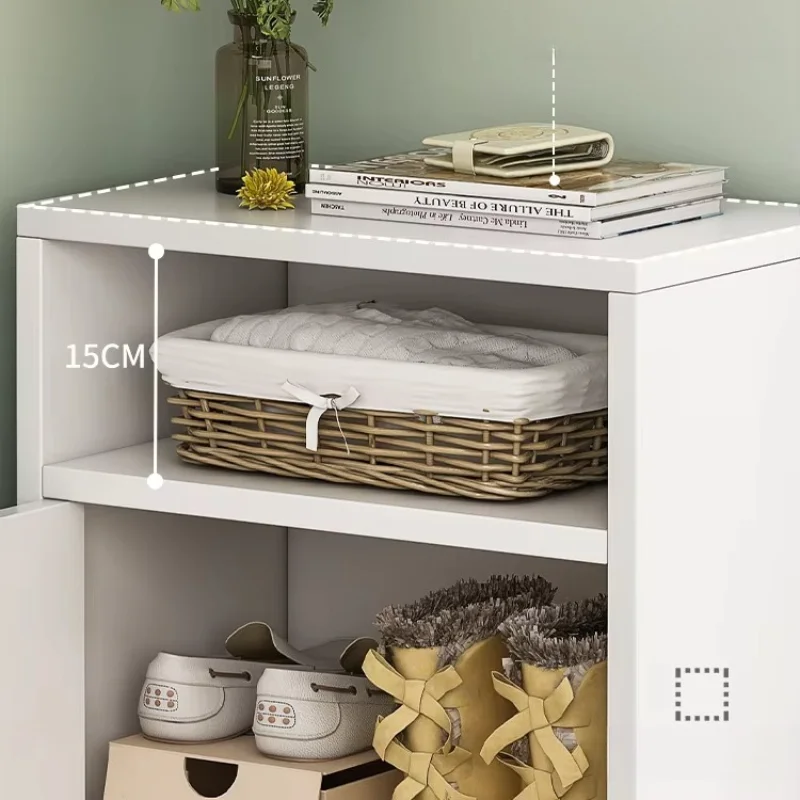 Narrow Entryway Shoe Cabinet 2