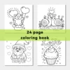 COZY GIRL VALENTINES Coloring Book for Adults Cute Drawing Book Perfect Gift for Party and Birthday 6