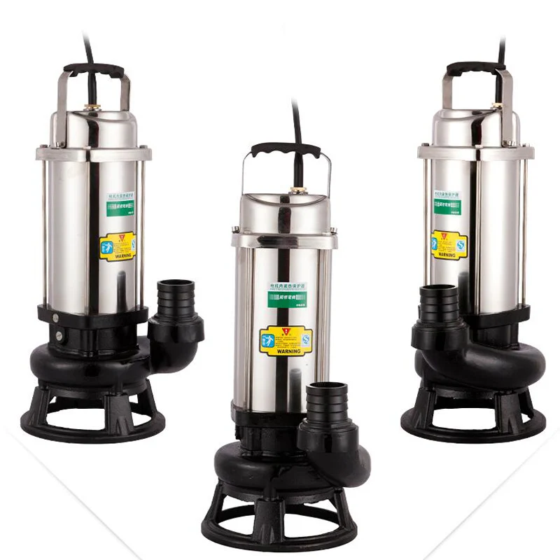 Automatic Sewage Lift Pump Household 220V Stainless Steel Septic Tank  Toilet Kitchen Submersible Water Pump 380V WQDJ-10-8-0.75 - AliExpress