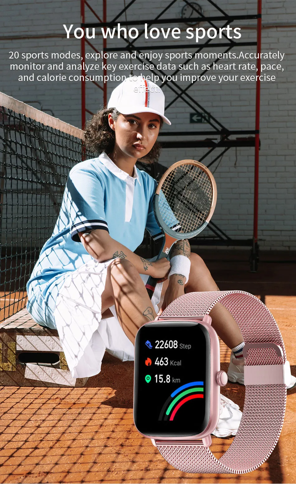 2022 LIGE New Women Smart Watch Heart Rate Monitor Health Sport Watches Life Waterproof Women Smartwatch For Huawei Xiaomi Apple