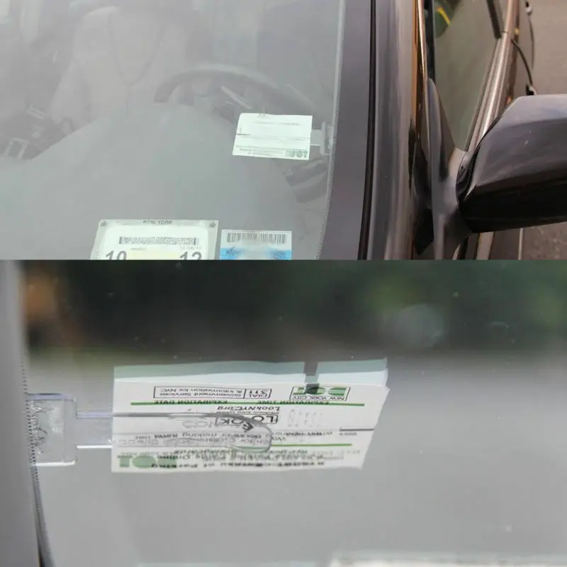 Disabled Car Parking Permit Holder Ticket Clip for Windshield Home