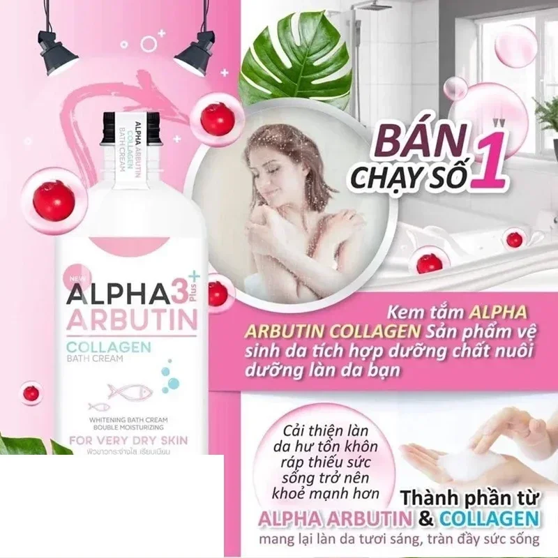 Alpha Arbutin 3+ Collagen Brightening Body Wash Improves Dullness and Firmness Prevents Darkening and Uneven Skin Tone 350ml