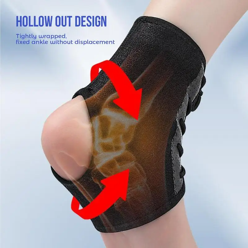 1 PC Sport Ankle Stabilizer Brace Compression Ankle Support Tendon Pain Relief Strap Foot Sprain Injury Wraps Running Basketball