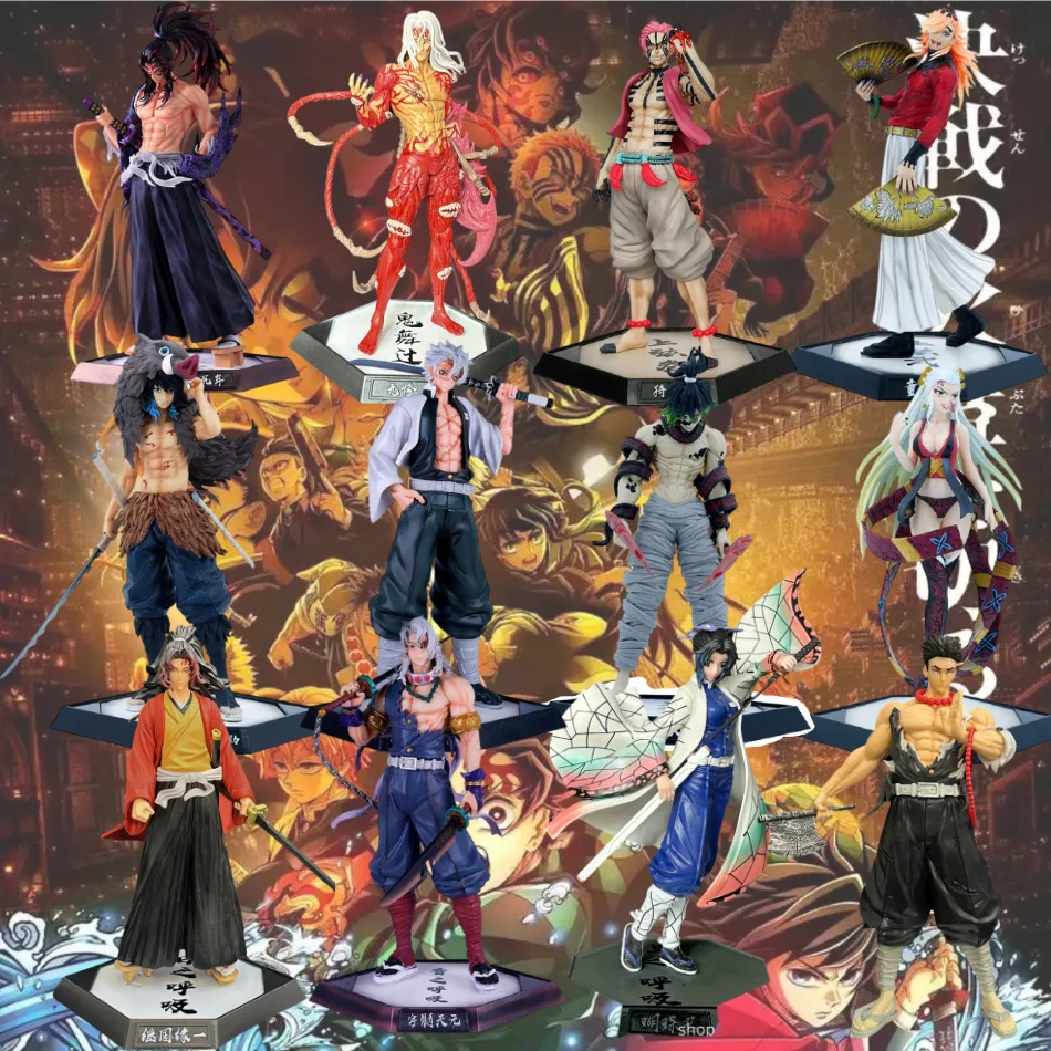 Anime Demon Slayer: Kimetsu no Yaiba Infinity Castle figura Kibutsuji Muzan Kamado Tanjirou GK Akaz figura de acción juguetes en miniatura de PVC