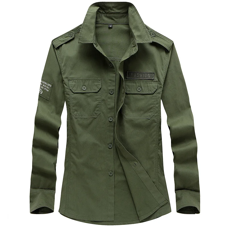 

Men's Shirts Safari Cotton Embroidery Casual Retro Outdoor 6XL Slim Fit with Pocket Long Sleeve Vintage Streetwear Drop Shipping