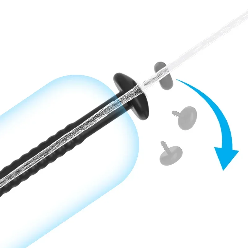 Penis sex toys 3 size silicone urethral sound penis insert dilator chastity catheter plug