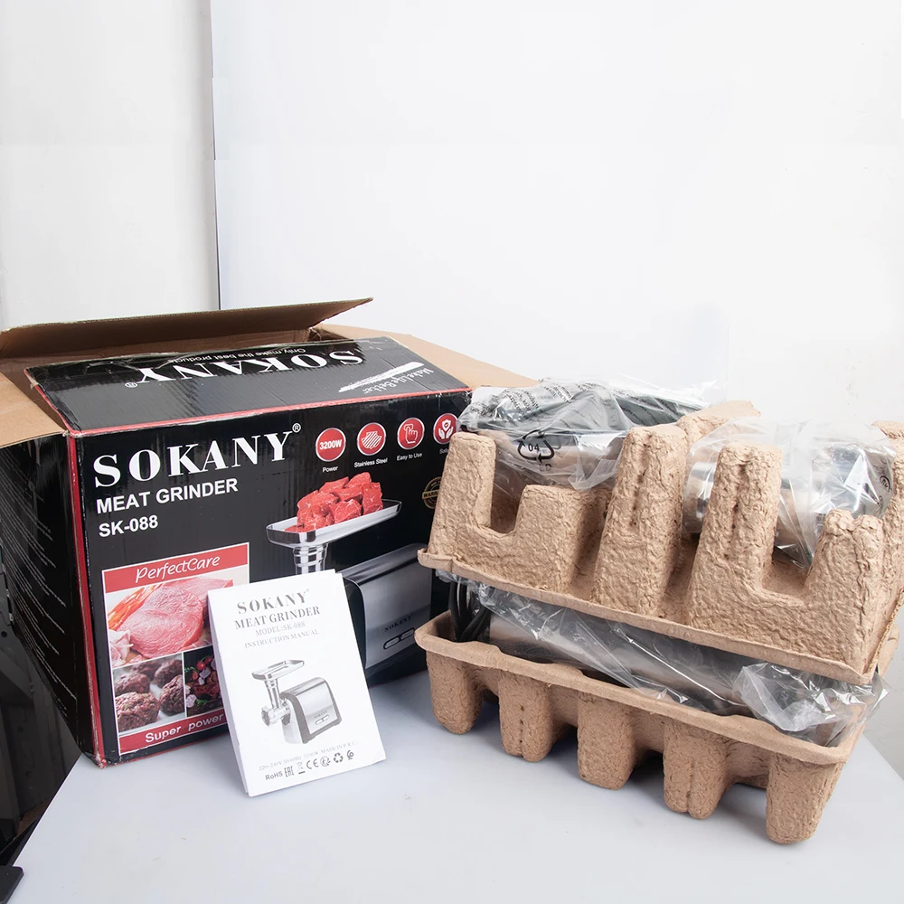 Houselin Electric Meat Grinder and Sausage Maker Includes 2 Size Sausage Stuffs,  Plastic Sausage Tubes & Kubbe Kit for Home Use 6