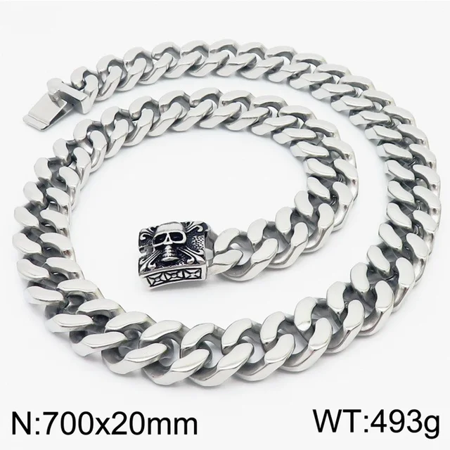 Schweres Armband 32mm Aus 316L Edelstahl – Kubanisches Glied Für Herren & Jungen