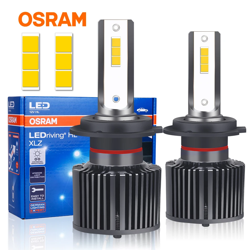 OSRAM H7 Led Lights For Car 6000K H4 Led Bulbs H8 H9 H11 9006 HB4 9005 HB3  Fog Light 25000LM 12V Auto Lamps Motorcycle Accessory - AliExpress