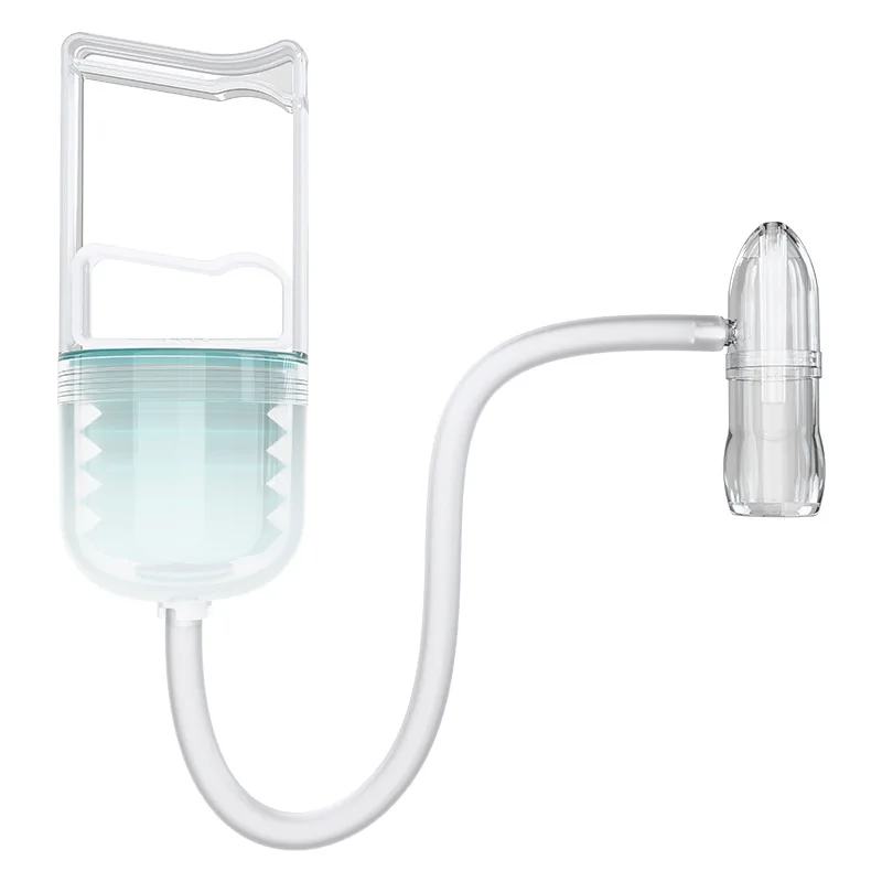 Hand-pull baby nasal aspirator Manual negative pressure imitation reflux hand-held child nasal cleaning and nursing device