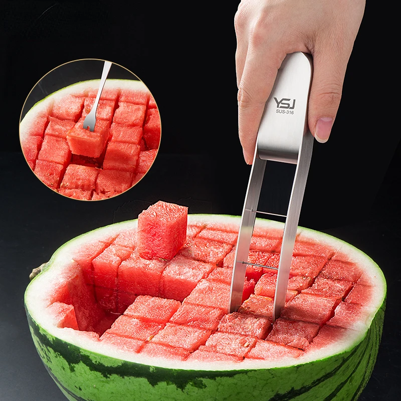 Generic Watermelon Cutter Slicer Comfort Salad Melon Cutter Normal