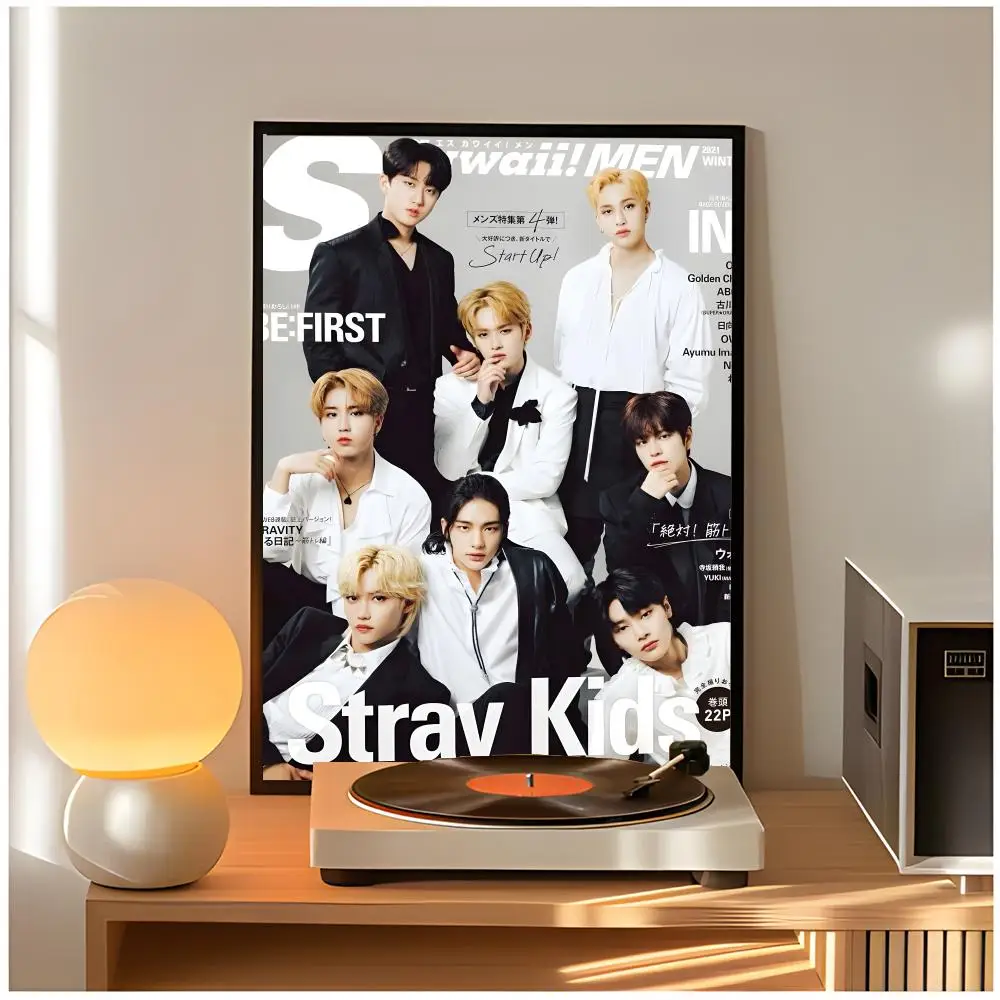 Stray Kids K-Pop Poster - Classic Wall Art Home Decor, Peel and Stick, Unframed