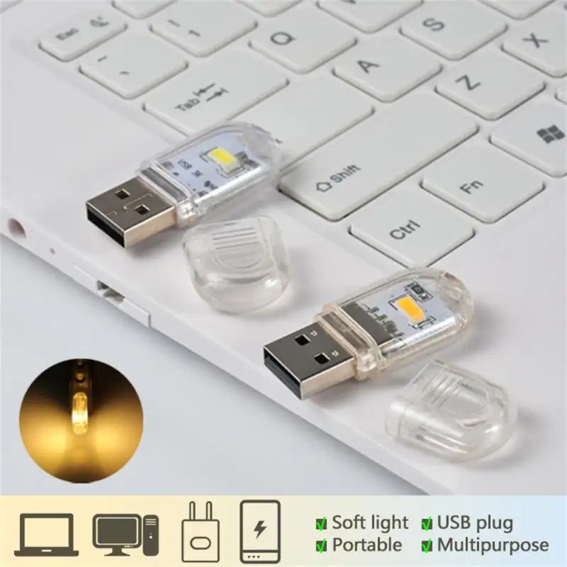 

Camping Night Lights Soft Light Pressure-resistant Led Reading Lamp Low Power Consumption 5v/1a Portable Mini Book Light Light