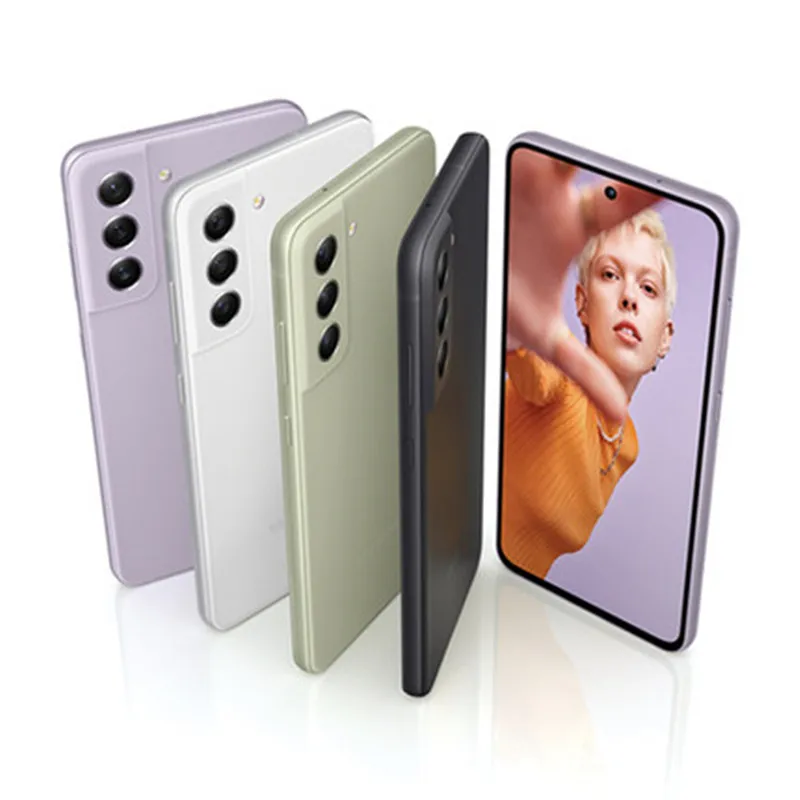 Samsung Galaxy S21 FE S21FE 5G Dual Sim G9900 6.4" AMOLED 128/256GB ROM RAM 8GB Exynos NFC Original Unlocked Android Cell Phone