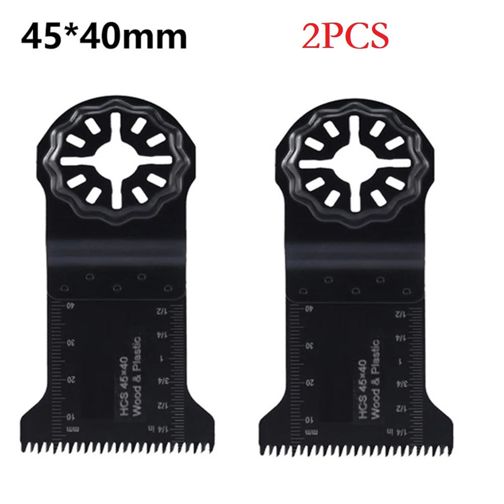 

2pcs Multi-Function Oscillating Saw Blades High Carbon Steel Multi Tool Saw Blade Renovator For Metal Wood Cutting Power Tools