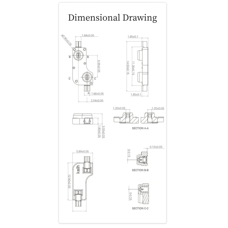 Kailh 핫 스왑 PCB 소켓, DIY 기계식 키보드 스위치