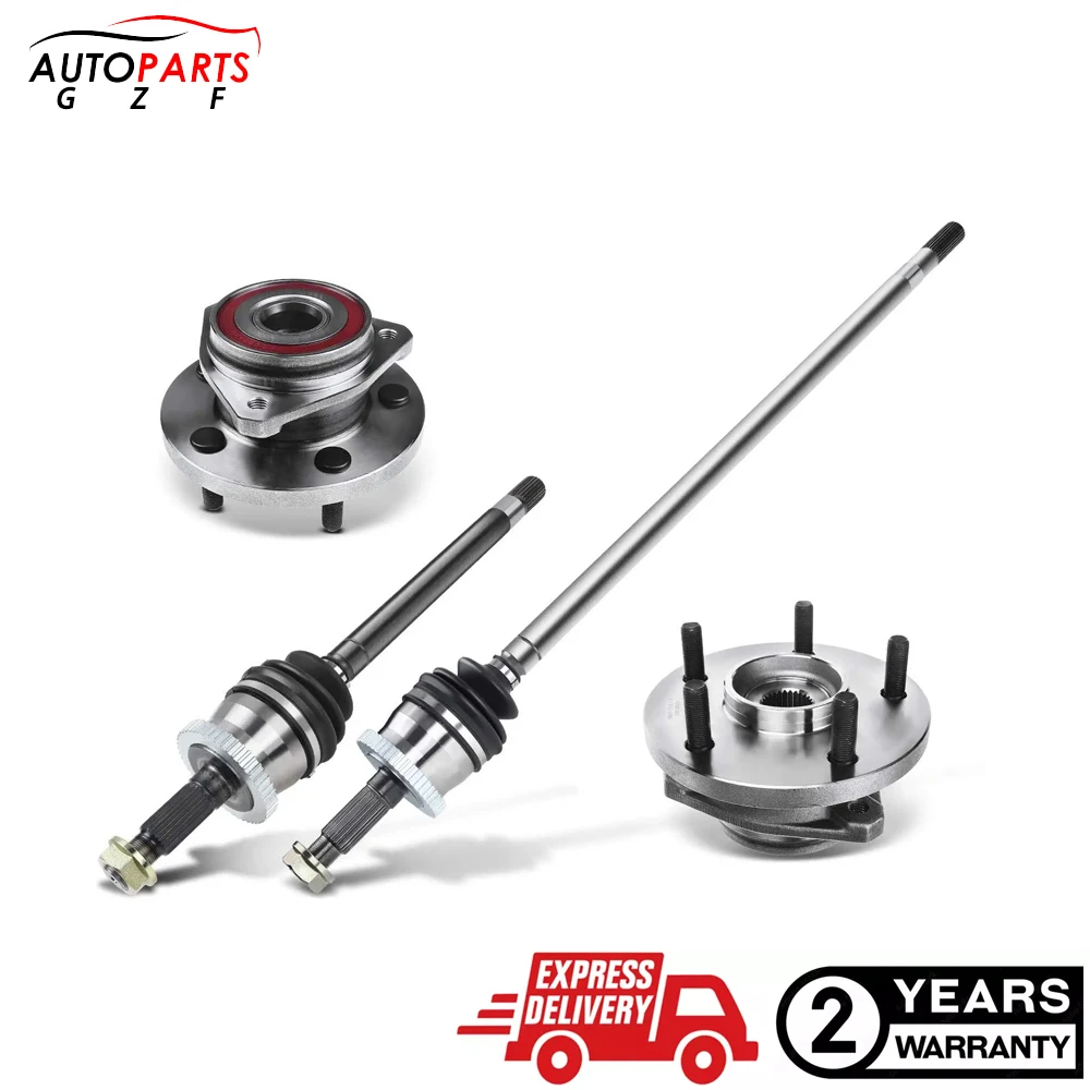 Front CV Axle Shaft Assembly + Hub Bearing for Jeep Grand Cherokee WJ 1999-2004