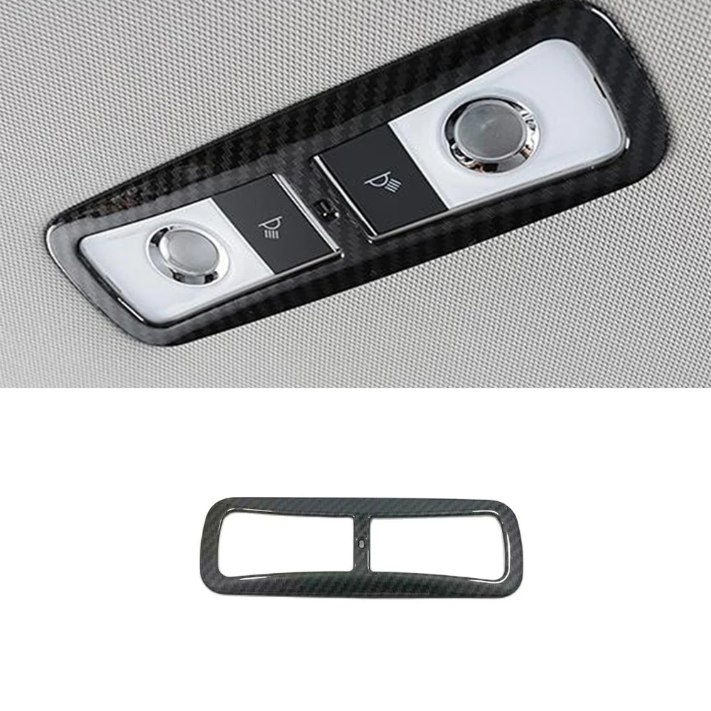 

For Honda Accord 10th 2018 2019 ABS Matte/Carbon fibre Car Rear reading Lampshade panel Cover trim Accessories car styling 1pcs