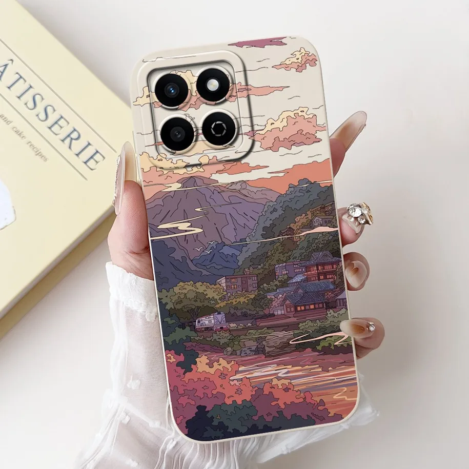 Shockproof Fashion Bowknot Marble Soft Liquid Silicone Case