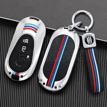Nuova custodia per chiave a distanza per auto in lega Shell per Benz classe C S W206 W223 S350 C260 C300 S400 S450 S500 Protector Keyless - Nuova custodia per chiave a distanza per auto in lega Shell per Benz classe C