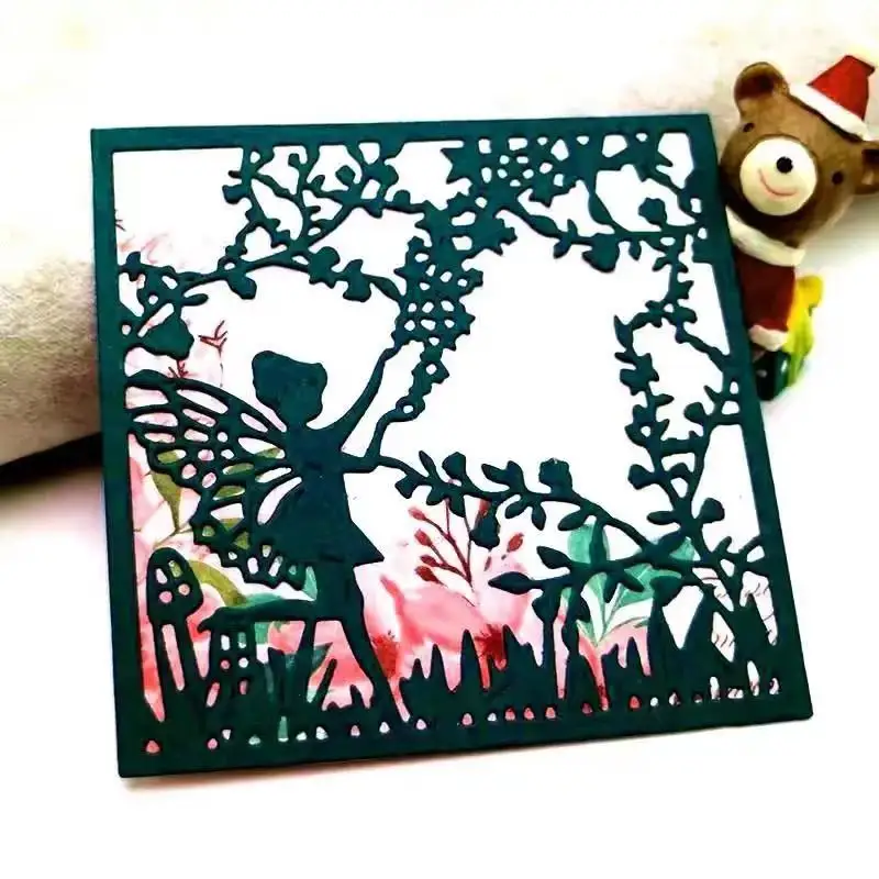 

Fairy Cutting Dies Stencil Frame Metal Die Cut Spirit Stamps And Dies Paper Crafting Card Album Decor Craft Embossing DIY Mold