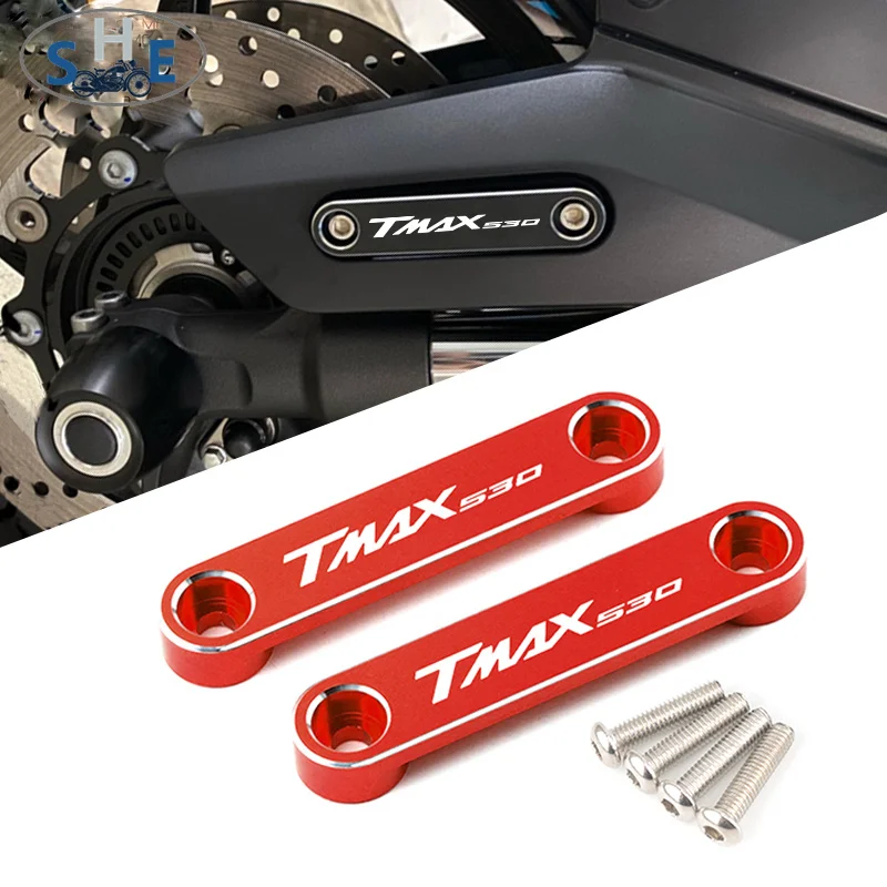 

Логотип TMAX530 для YAMAHA TMAX 530 TMAX530 2015-2020 мотоциклетные CNC алюминиевые аксессуары Передняя ось Coper пластина декоративная крышка