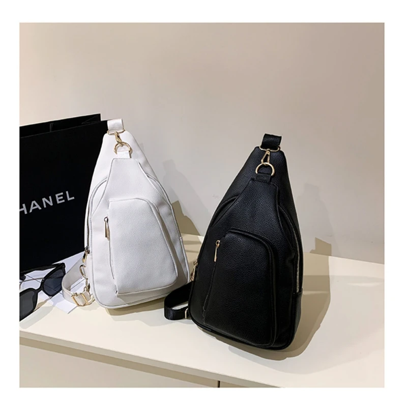 Chest Bag For Women Small Crossbody Sling Backpack Leather Waist Fanny Packs Belt Bag Pouch Chest Shopping Travel Handbags