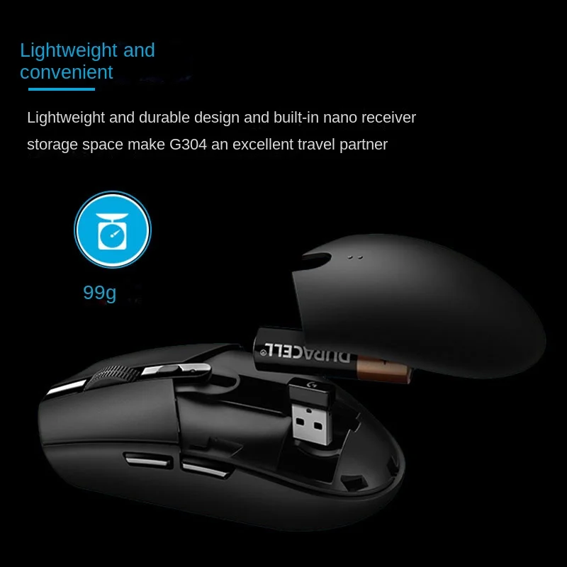 Cross border wholesale suitable for  G304 wireless game mice Lightweight and portable office esports game mice
