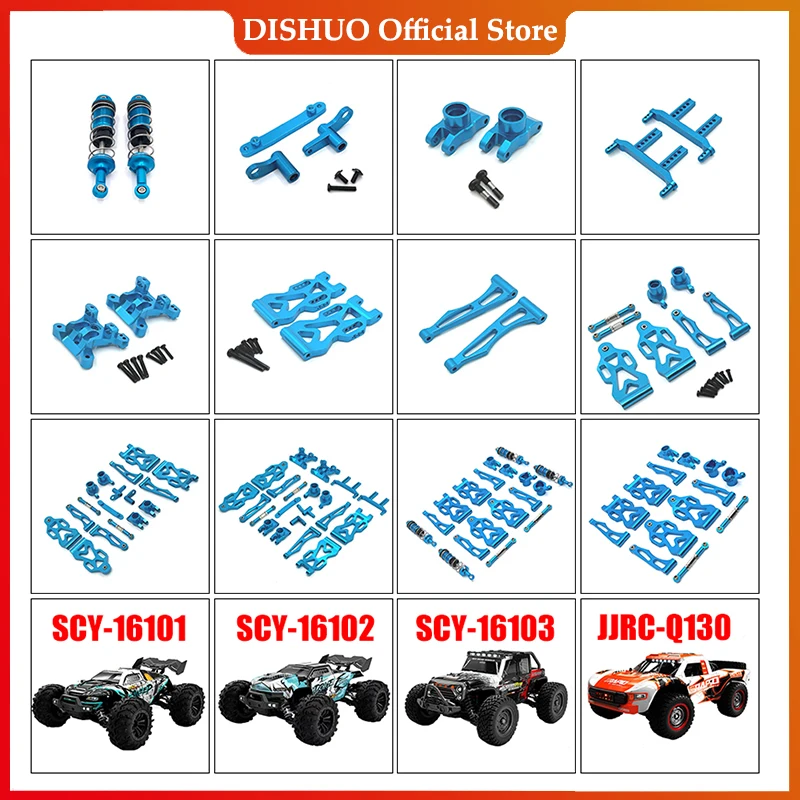 

SCY 16101 16102 16103 16201 16101 Pro RC Car 1:16 Blue Upgraded Metal Spare Parts Model 4WD/Original Spare Parts 6312 6313 6314