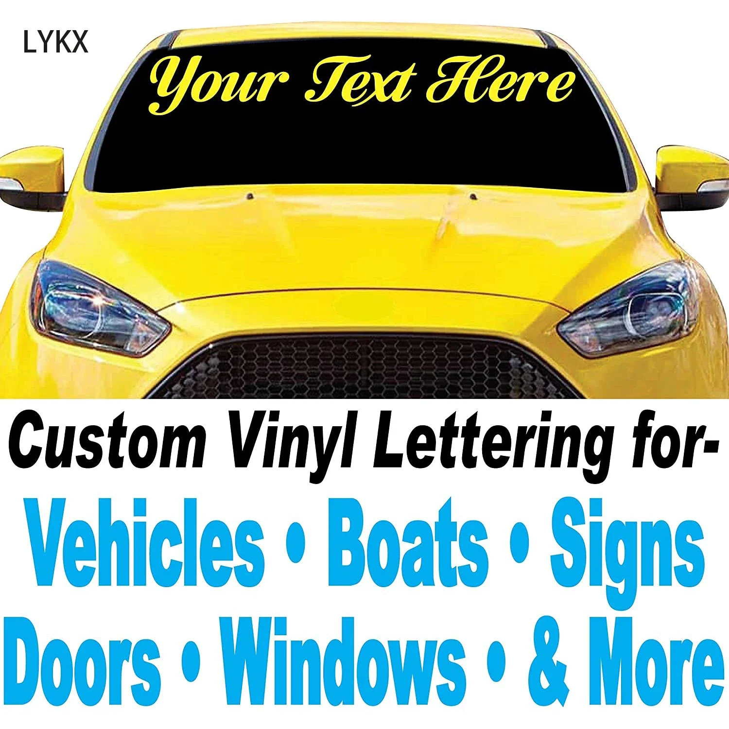 Adesivo Testo Personalizzato Stile TNF Decalcomania Vinile Auto - Foto 5