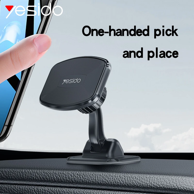 Yesido-Support magnétique pour téléphone portable dans la voiture, support  de téléphone portable, support mobile pour iPhone 14, 13, Xiaomi, GPS,  grille d'aération - AliExpress