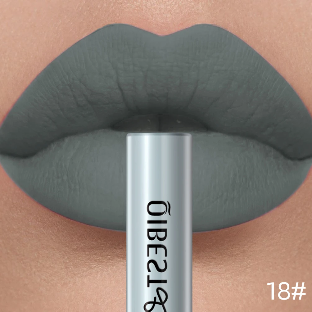 Velvet Matte Nude Waterproof Lip Gloss – Long-Lasting Pigmented Lip Tint