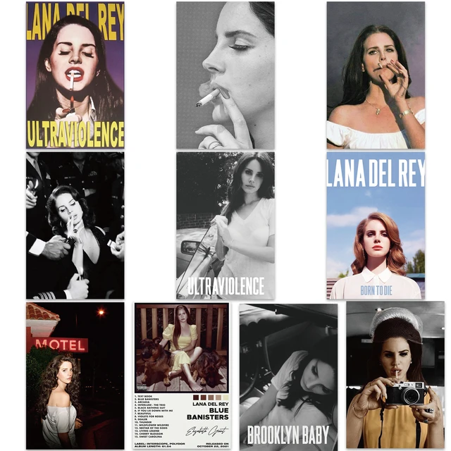 50PCS American Female Singer Lana Del Rey Sticker for Luggage Laptop IPad  Skateboard Journal Waterproof Stickers - AliExpress