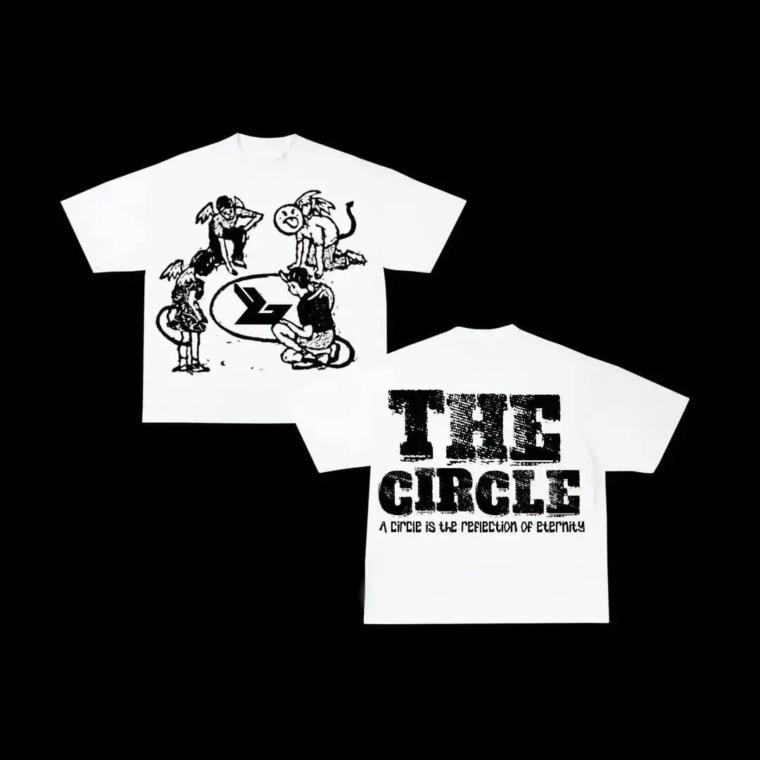 

Женский короткий топ с коротким рукавом, готический топ с аниме принтом Y2K, уличная одежда в стиле Харадзюку, 2000