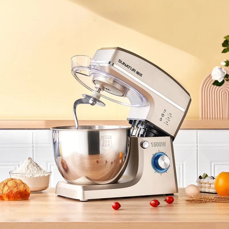 Powerful1500W8LFoodMixerswithAutomaticKneadingDoughFunction
