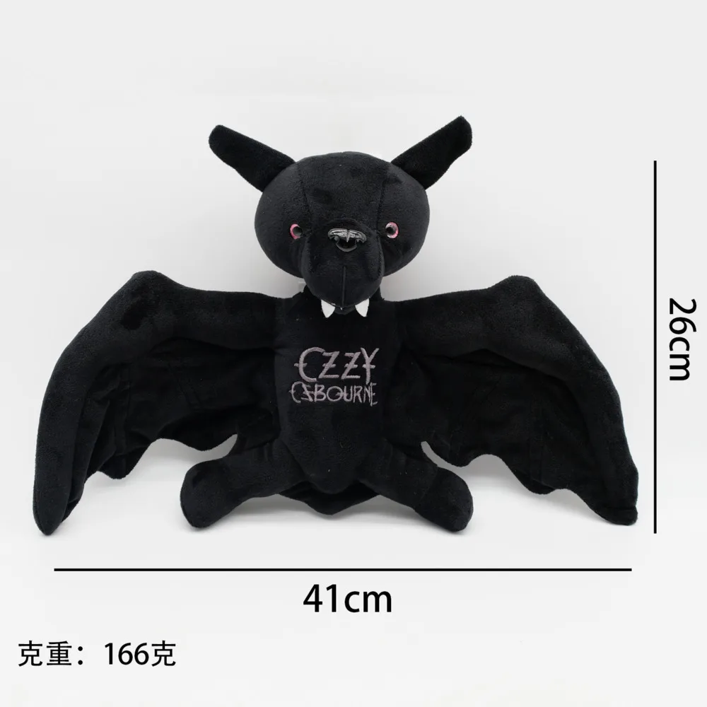Peluche Pipistrello Morbidissimo 33 Cm - Giocattolo Gotico Per Halloween, Cuscino Decorativo Per Casa E Regalo Bambini