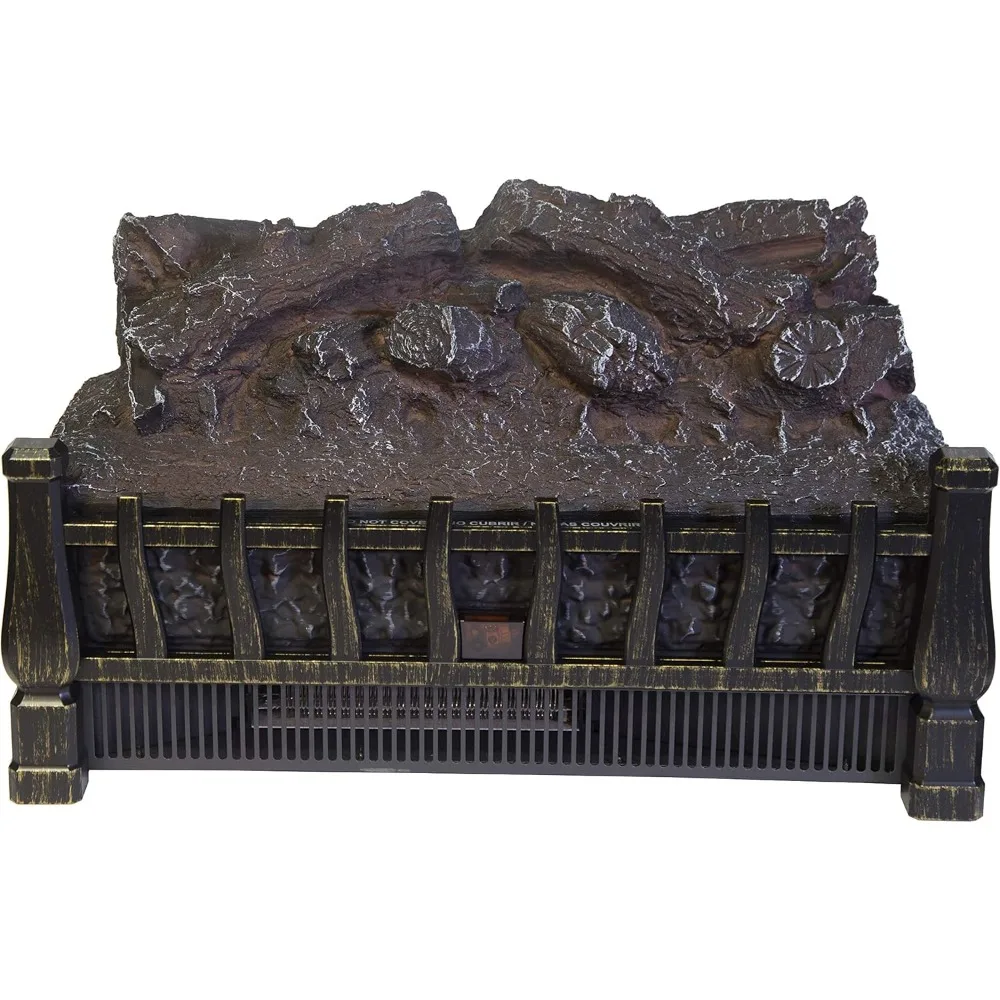 NEW Comfort Glow ELCG251 Electric Log Heater Insert with Flame Projection 5,120 BTUs , Black 2