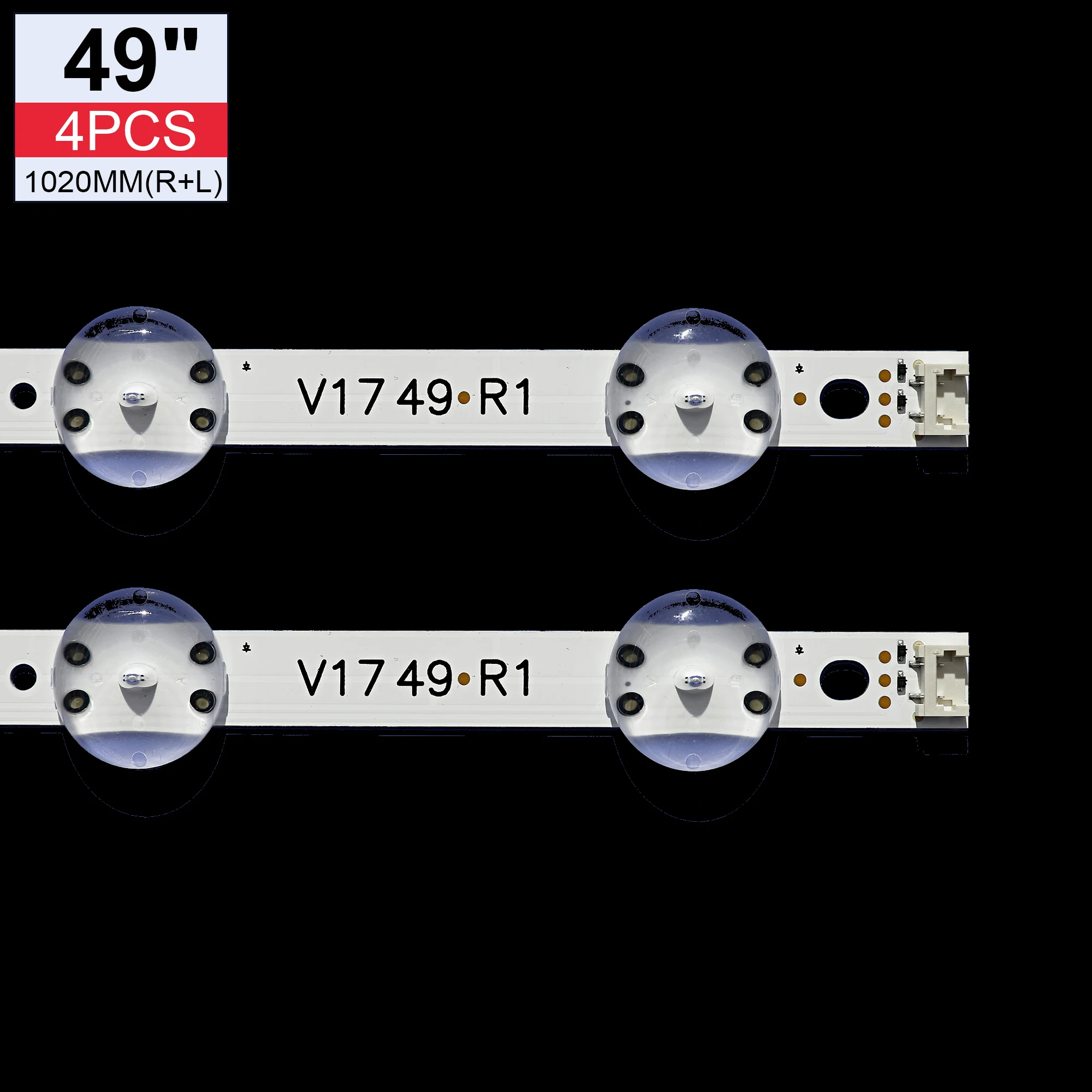 

LED Backlight Strip(4)For LG 49UV340C 49LJ614V 49UJ6525 49UJ6585 49UJ6565 49UJ651V 49UJ670V 49UJ701V V17 49 R1 L1 ART3 2862 2863
