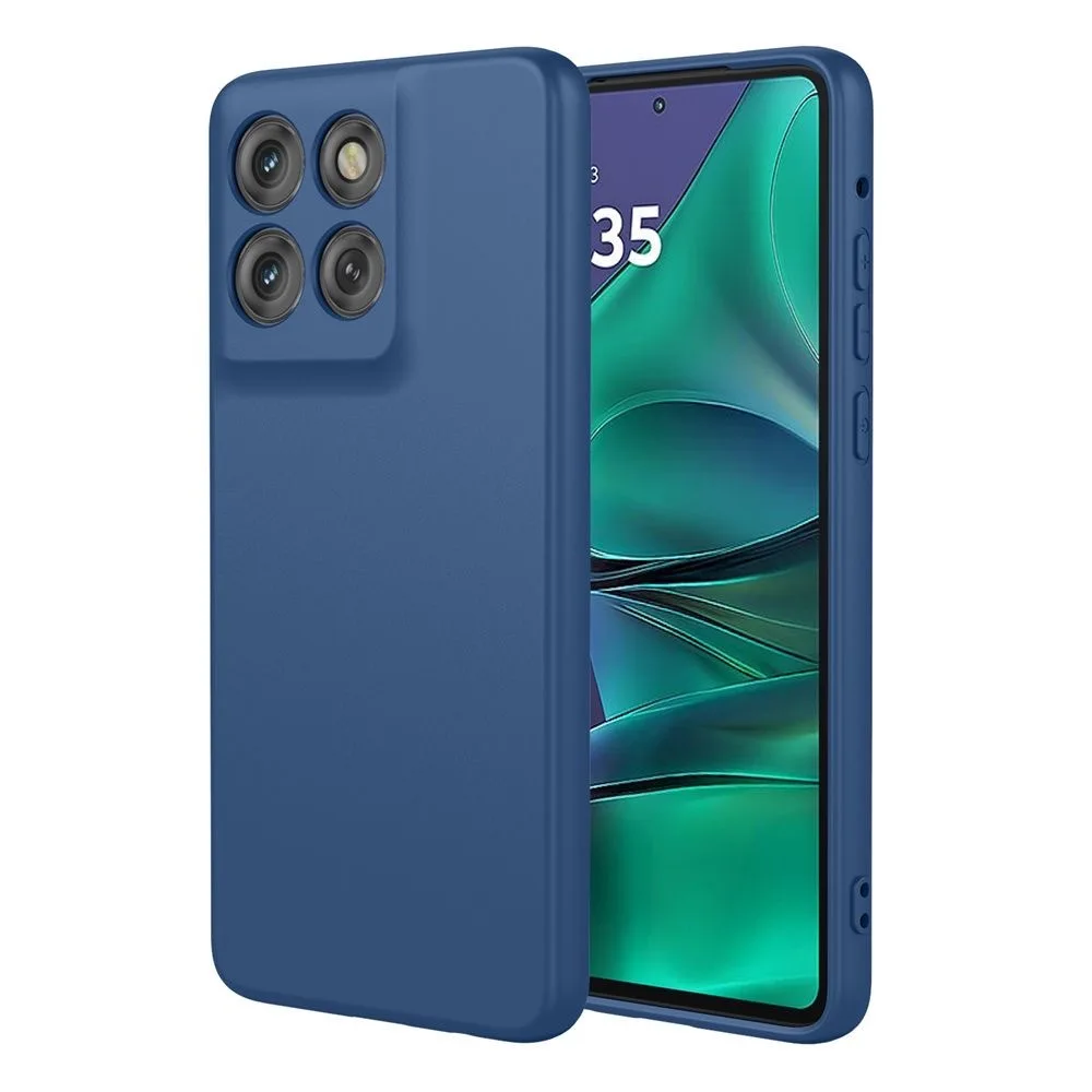Noble Fashion Shockproof Liquid Silicone Phone Case - Solid Color Protective Cover