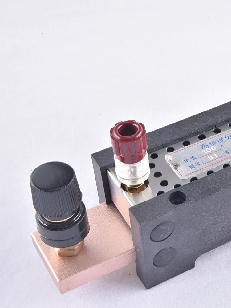 High Accuracy Shunt 10A 50A 100 75A 30A 0.1% Class Level Red CopperPrecision Metering Laboratory Specific DC Shunt Resistor