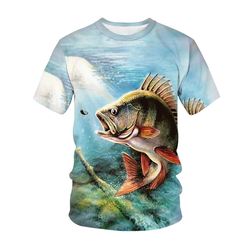 

Футболка для мужчин и женщин, модная уличная одежда с 3d принтом рыбалки, охоты, животных, топы для мальчиков и девочек, в стиле хип-хоп
