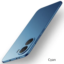 Ultra Slim Shockproof Hard Plastic Matte Case - Lightweight Protective Cover - POCO X8 Pro (Cyan)
