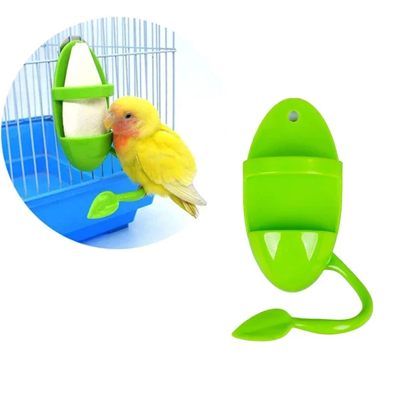 Bird Cuttlebone Holder 1Pc for Bird Cage Feeding Holder Vegetable Fruits Cuttlebone for Parrot Parakeet Feeder bird feeder bird cuttlebone holder
