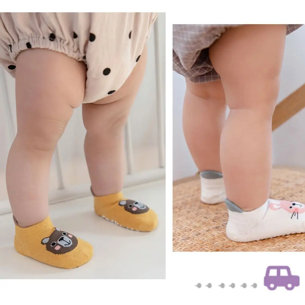 Girls Children Animal Keep Warm Cartoon Cotton Anti Slip Sole Baby Socks Infant Accessories Newborn Floor Socks