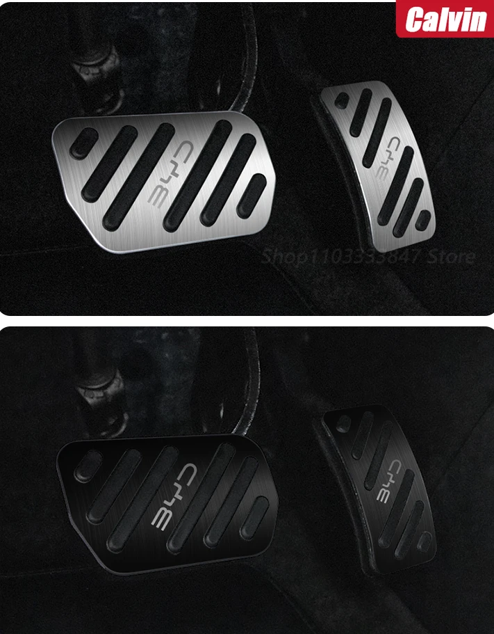 For BYD Dolphin ATTO 1 Seagull Accelerator Pedal Driving Rest Pedal Metal Modified Interior Case Non-Slip Accessories 2022 2023