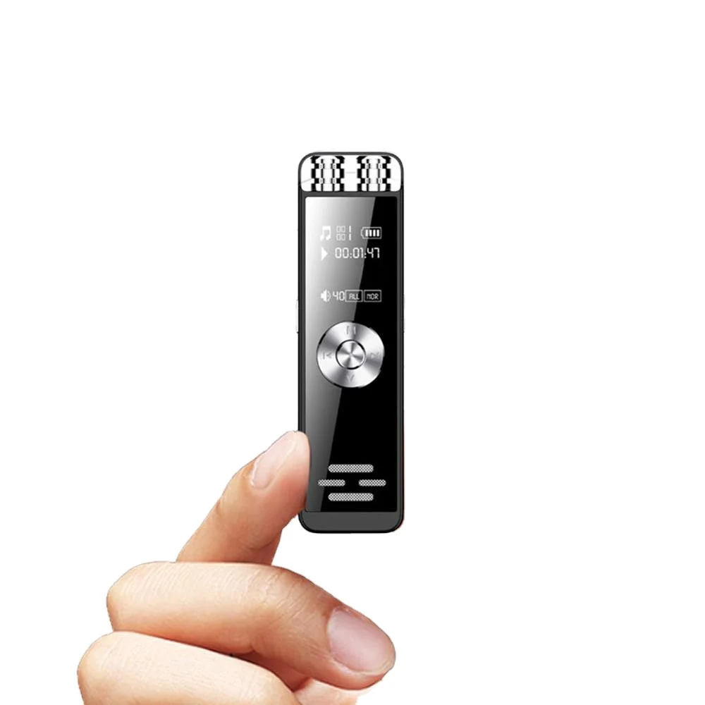 Digital Voice Recorder Dual Microphone Sound Lectures Card For Audio Recorders 8GB Dictaphone Support TF Meetings In Stock 4gb digital voice recorder voice activated recorder dictaphone mp3 player hd recording 13 continuous recording line in function for meeting lecture interview class mp3 record