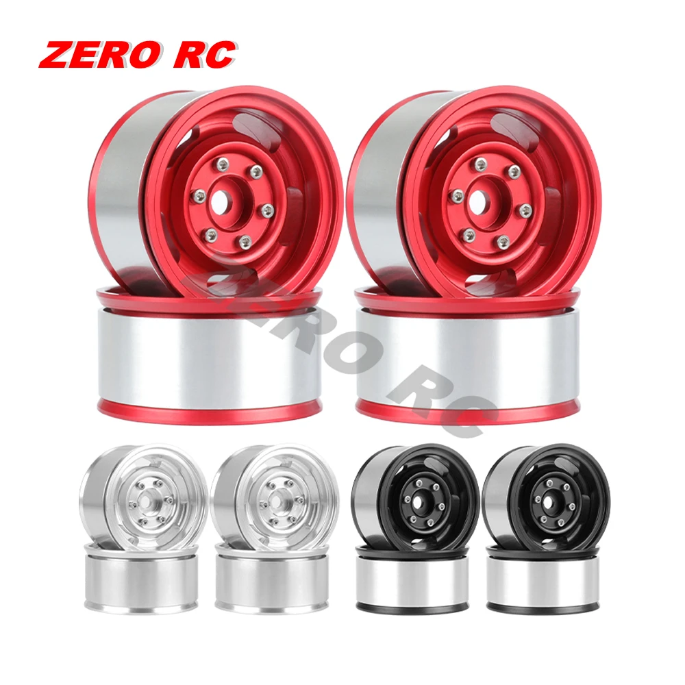 Rc Floaters Rims 1/10 Rc Crawler Rims Aluminum 1.55 Beadlock Wheels For RC4WD D90 TF2 ...