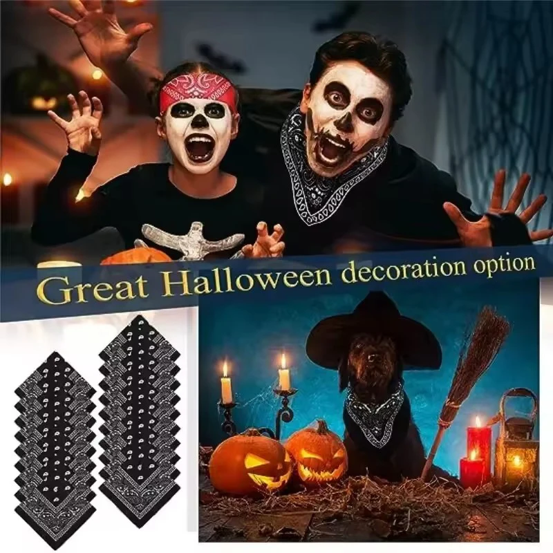 Summer Hiking Headscarf Multi-purpose Mask Handkerchief Bohemian Style Printed Headscarf Hip-hop Headscarf