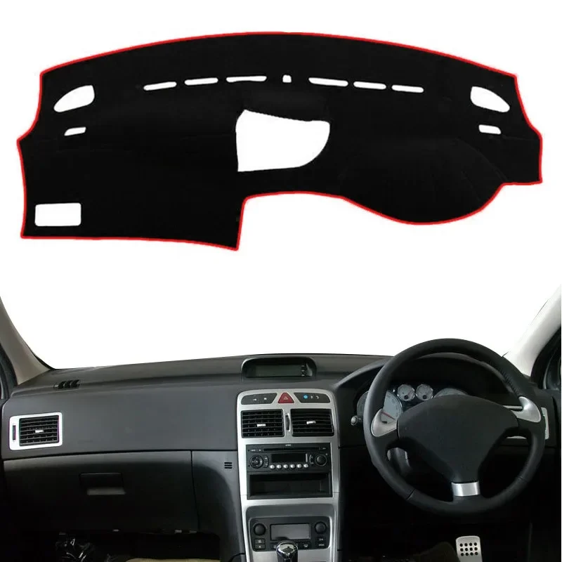 

Anti-UV Dashboard Cover Mat Pad Dashmat Dash Sun Shade Instrument Protect Cover Carpet Auto Styling Accessories For Peugeot 307