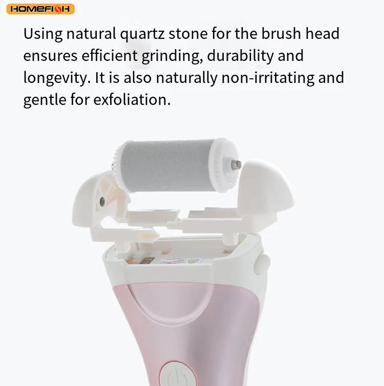 Electric Foot File Rechargeable Callus Remover With Power Display_voghion.com
